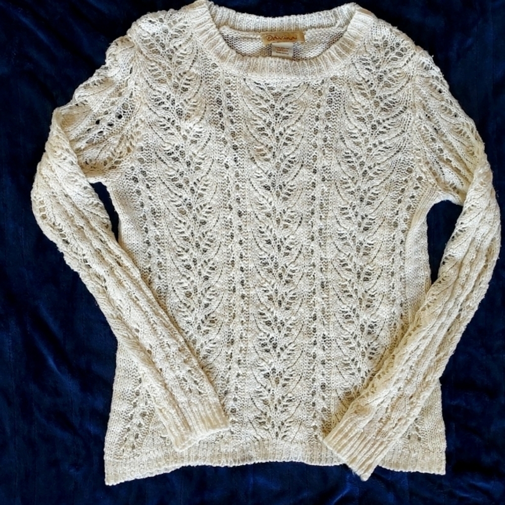 Knit sweater by Davina, size womens small
